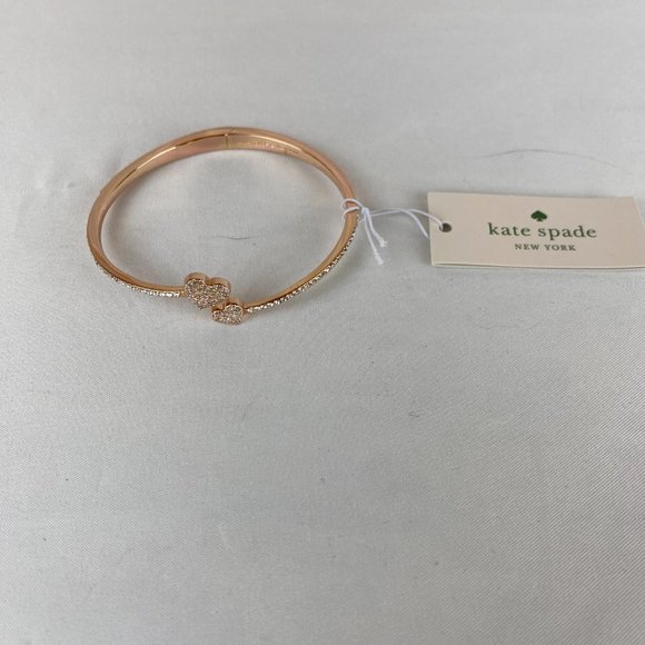 Kate Spade - Yours Truly Pave Open Hinge Cuff Bracelet - Picture 5 of 6